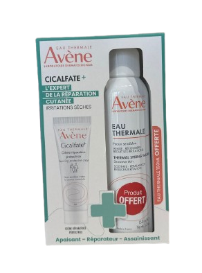 AVENE COFFRET CICALFATE 100ML + EAU THERMALE 150ML OFFERTE 