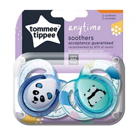 Tommee tippee sucette anytime 6-18m mixte * 2