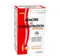  VITAL PHYTOTHERA MEMOIRE ET CONCENTRATION 30 GELULES 