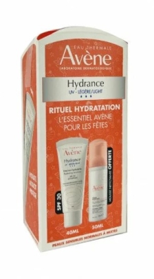 AVENE RITUEL HYDRATATION HYDRANCE UV LÉGÈRE + MOUSSE NETTOYANTE 50ML OFFERTE 