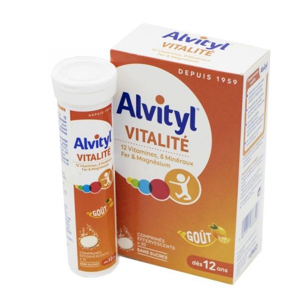 Alvityl Vitalité Effervescent 50+ 30 comprimés - Paraphamadirect