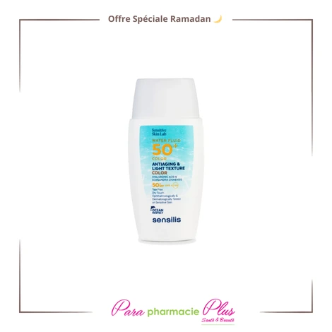  SENSILIS SENSITIVE SKIN WATER FLUID TEINTE SPF50+ 40ML 