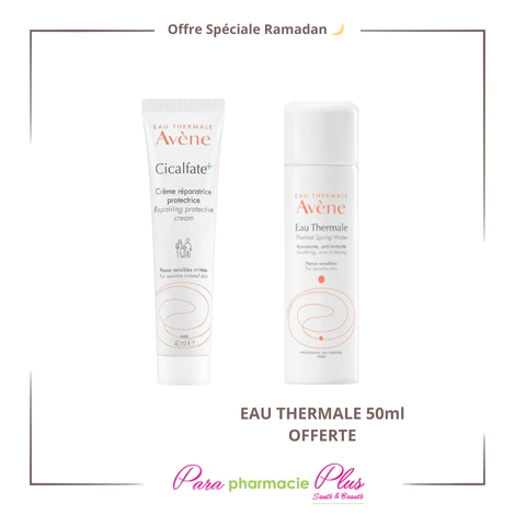  AVENE COFFRET CICALFATE 40ML + EAU THERMALE 50ML OFFERTE 