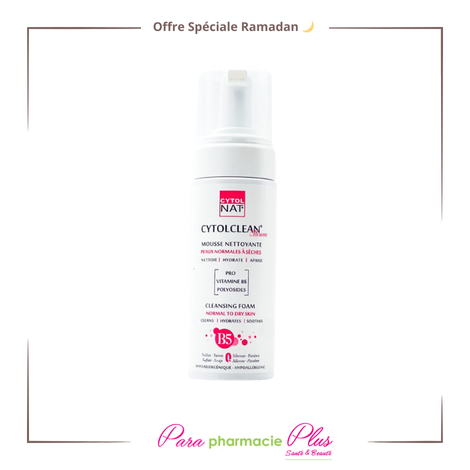  CYTOLNAT CYTOLCLEAN MOUSSE PEAU NOR/SECHE 150ML 
