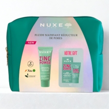 NUXE TROUSSE ZINC POWER FLUIDE MATIFIANT REDUCTEUR DE PORES 40ML+SERUM ANTI IMPERFECTIONS 5ML (OFFERT) 