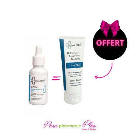  INNOVADERM SERUM TRI-HYALURONIQUE +CREME MAIN100ML OFFERTE 