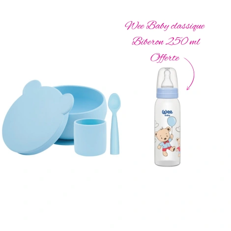  MINIKOIOI SET BLEU + BIBERON 250ML OFFERT 