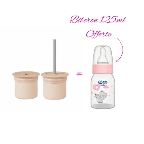  MINIKOIOI TASSE + SNACK CARAMEL + BIBERON 125ML OFFERT  