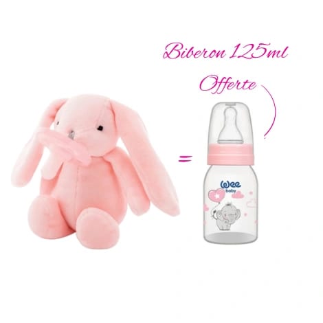  MINIKOIOI SLEEP BUDY+SUCETTE ROSE + BIBERON 125ML OFFERT  