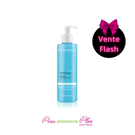  DERMEDIC HYDRAIN 3 GEL NETTOYANT PEAUX SECHE 200 ML 