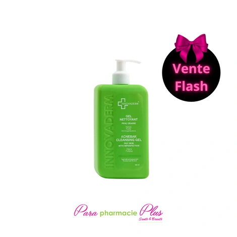  INNOVADERM GEL NETTOYANT PEAU GRASSE ANTI IMPERFECTION 380ML 