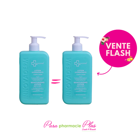  INNOVADERM GEL NETTOYANT PEAU SECHE 380ML + LOTION OFFERTE  