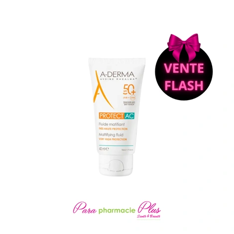  A-DERMA PROTECT AC FLUIDE MATIFIANT SPF50+ 40ML 