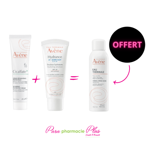  AVENE PACK CICALFATE 40ML+HYDRANCE UV LEGERE +ETA 150ML OFFERT 