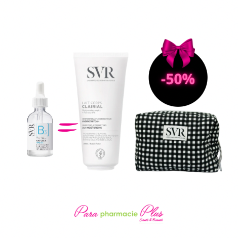  PACK SVR AMPOULE B +CLAIRIAL LAIT 200ML -50% + TROUSSE OFFERTE 