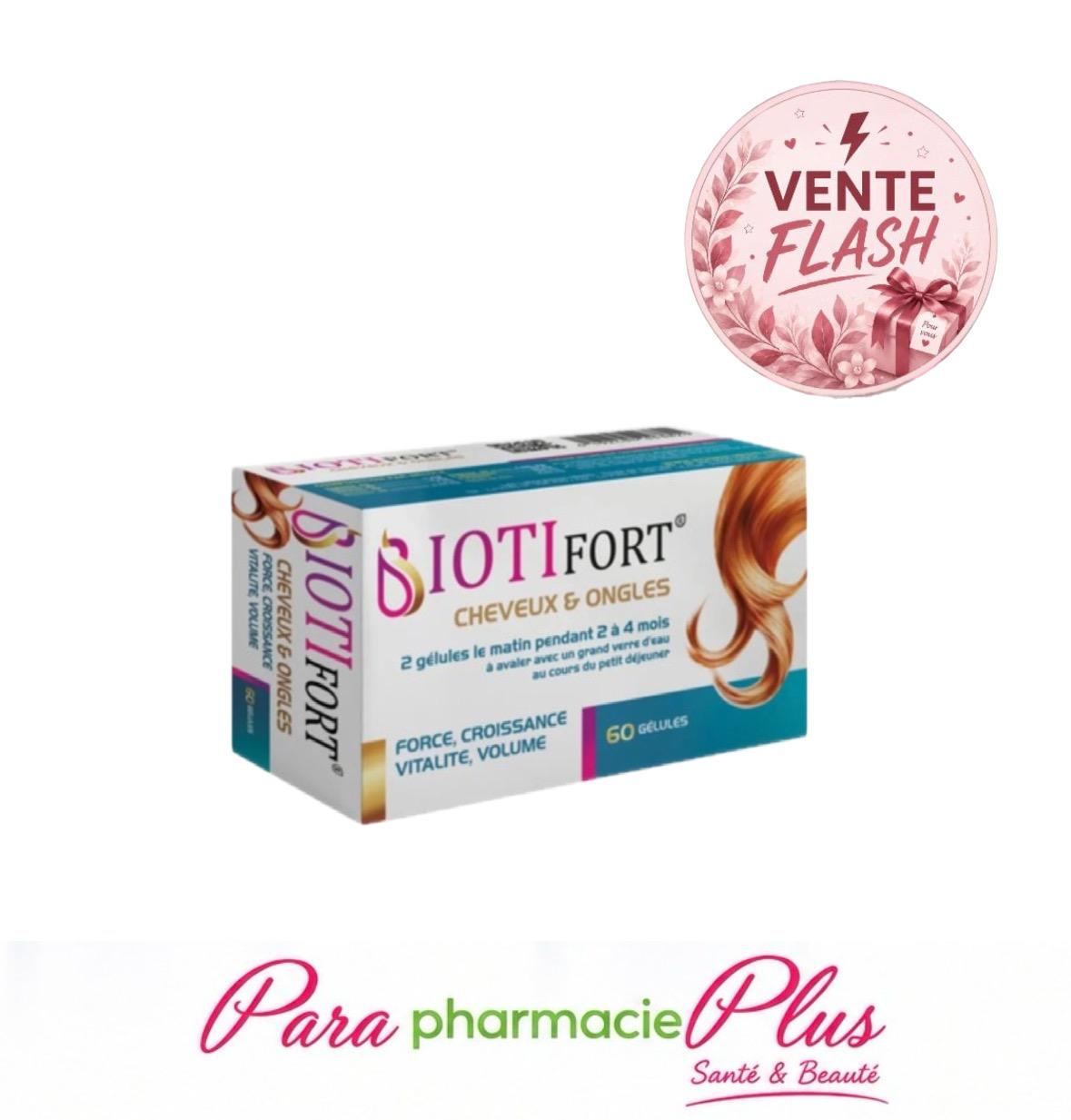 COMPLEMENT ALIMENTAIRE CHEVEUX ET ONGLES BIOTIFORT 60 GELULES