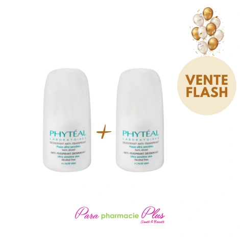 PHYTEAL ROLLON DEODORANT LOT DE 2 