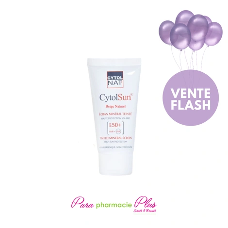  CYTOLNAT CYTOLSUN ECRAN SPPF50+ BEIGE NATUREL  