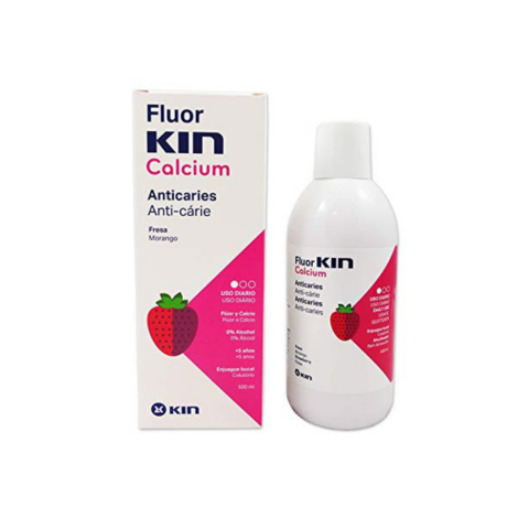  FLUOR KIN CALCIUM BAIN BOUCHE ENF 500ML  