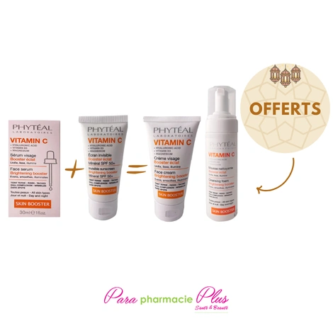  PHYTEAL VIT C COFFRET ECRAN+ SERUM + CREME + MOUSSE  