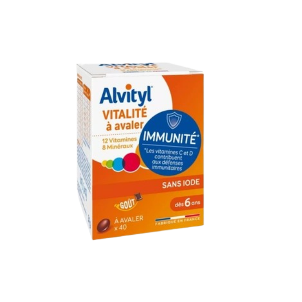  ALVITYL COMPRIME VITAMINES+MINERAUX+OLIGO BT/40 