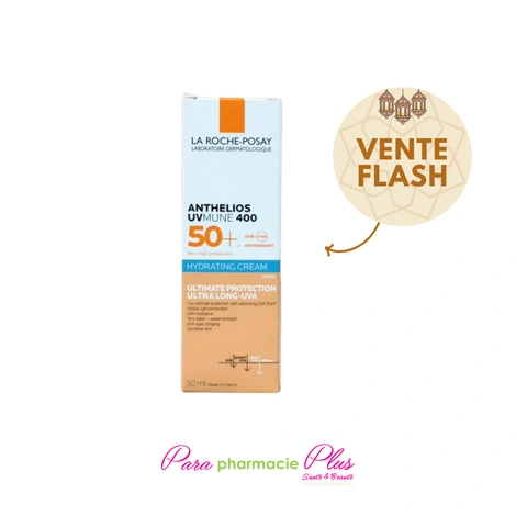  LA ROCHE POSAY ANTHELIOS UVMUNE 400 CREME HYDRATANTE TEINTEE SPF50+ 50ML 