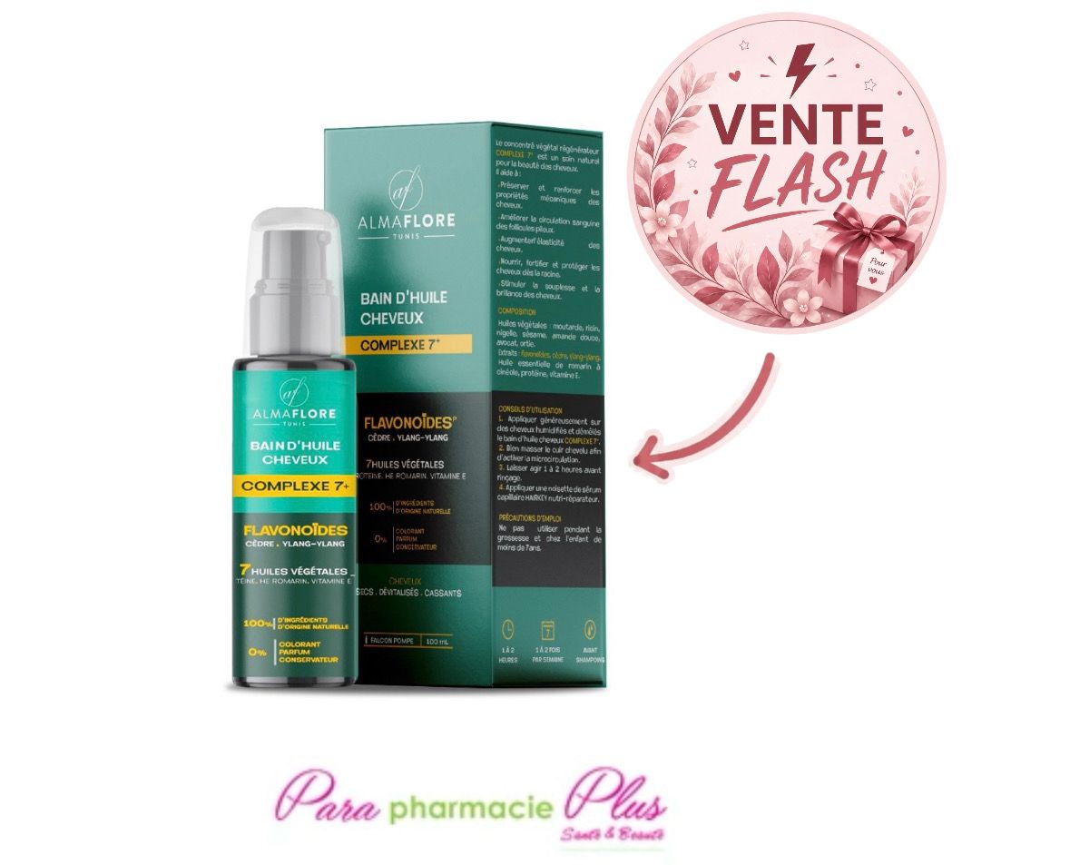  ALMAFLORE BAIN D HUILE POUR CHEVEUX