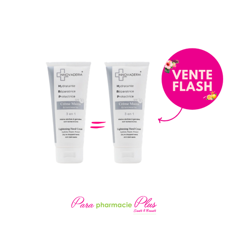  INNOVADERM CREME ECLAIRCISSANTE MAINS SPF30 100ML +  LE 2EME OFFERT  