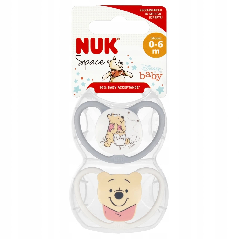  NUK 2 SUCETTES DISNEY PHYSIOLOGIQUES POUR BÉBÉS DE 0 À 6 MOIS