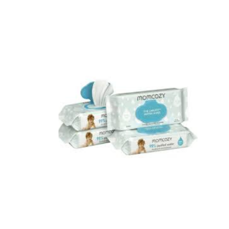  MOMCOZY LINGETTES POUR BÉBÉ À 99 % D’EAU PURE – HAUTE QUALITÉ – 60 PIÈCES