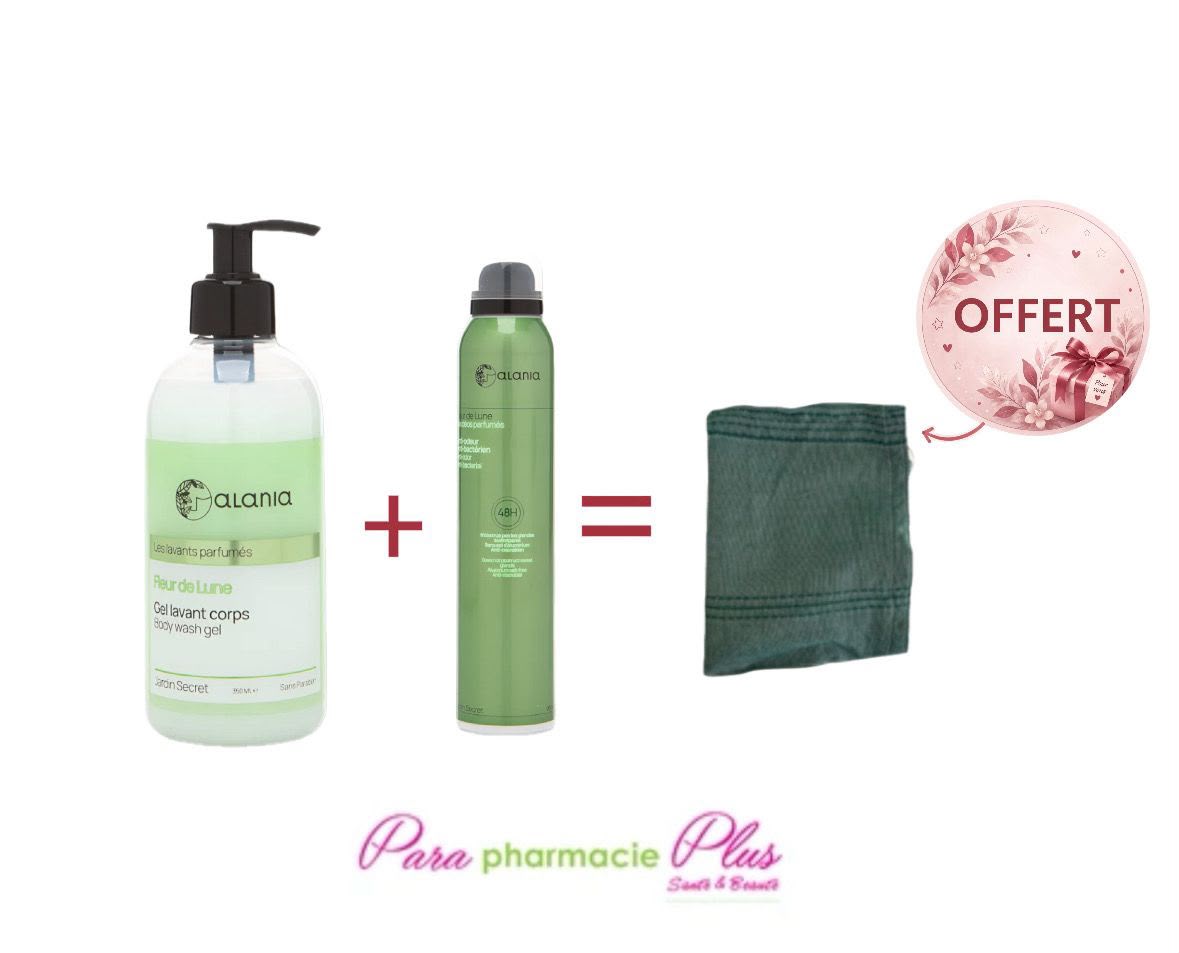 ALANIA PACK FLEUR DE LUNE : GEL LAVANT CORPS 350 ML + DÉODORANT PARFUMÉ SPRAY 200 ML