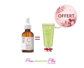  COFFRET SVR AMPOULE C + SEBIACLEAR GEL MOUSSANT 55ML OFFERT