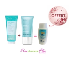  COFFRET SENSILIS ; GEL NETTOYENT + GEL SORBET + ECRAN OFFERT
