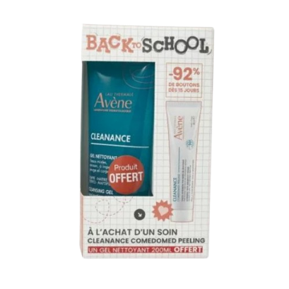 AVENE PACK CLEANANCE COMEDOMED PEELING + CLEANANCE GEL