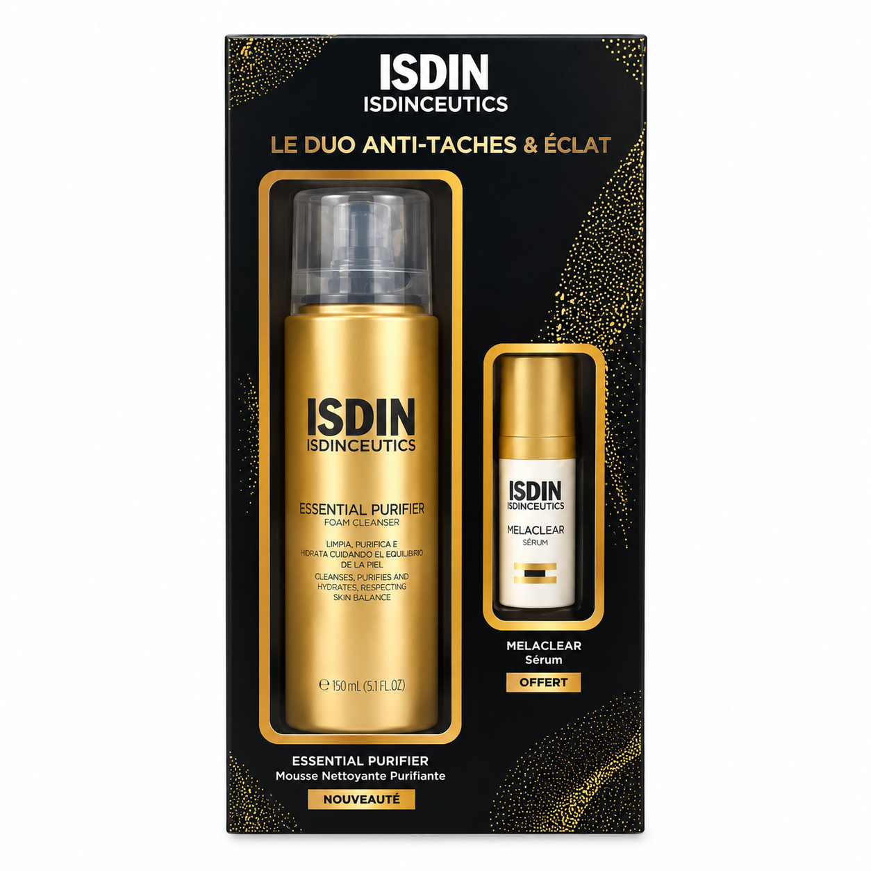 ISDIN COFF MELA-SRUM + MOUSSE 