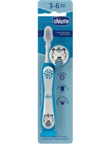  CHICCO Brosse A Dents 3-6 Ans - Tigre Bleu