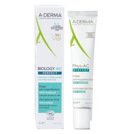  a-derma biology ac perfect fluide anti imperfections 40ml