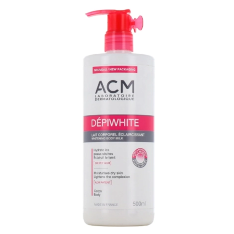  acm depiwhite lait corporel éclaircissant 500ml