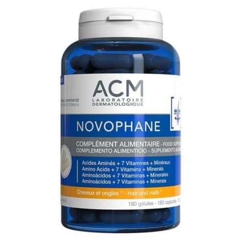  acm novophane cheveux et ongles 180 gelules