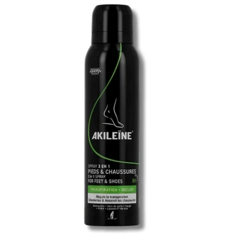  akileine spray 3en1 pieds et chaussures