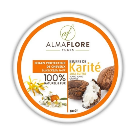  almaflore beurre de karité ylang ylang et orange 100g