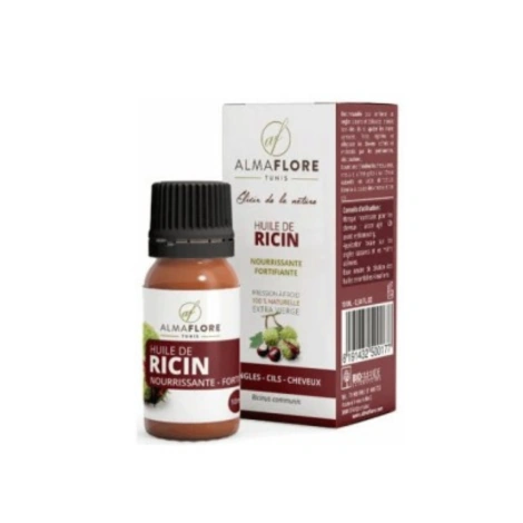  almaflore huile de ricin bio 10ml