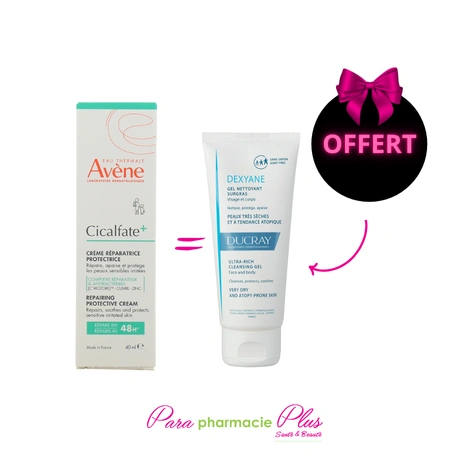  AVENE CICALFATE CREME 100ML + DUCRAY DEXYANE GEL 100 ML OFFERT 