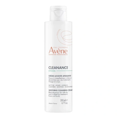  avene cleanance hydra crème lavante apaisante 200ml