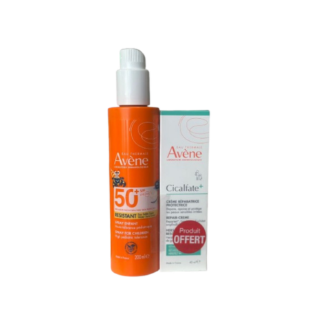  avene spray solaire kids spf50 200ml + creme cicalfate+ 40ml offerte