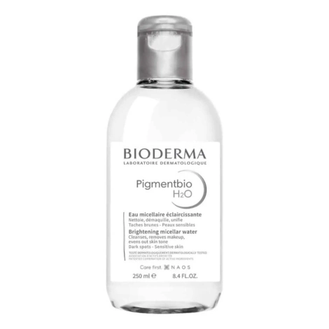  bioderma pigmentbio h2o eau micellaire éclaircissante 250ml