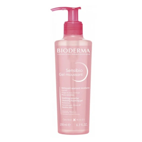  bioderma sensibio gel moussant 200ml
