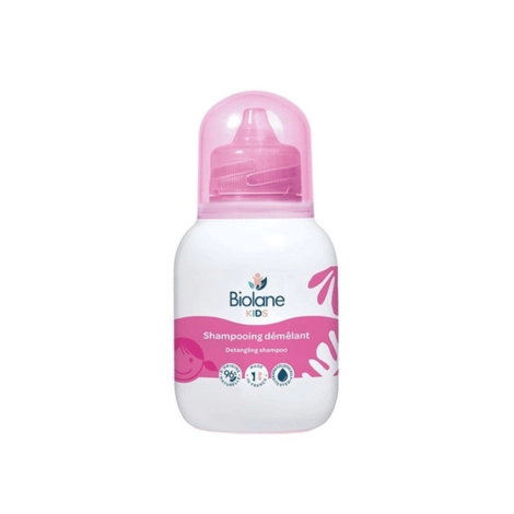 biolane kids shampooing démêlant 250ml