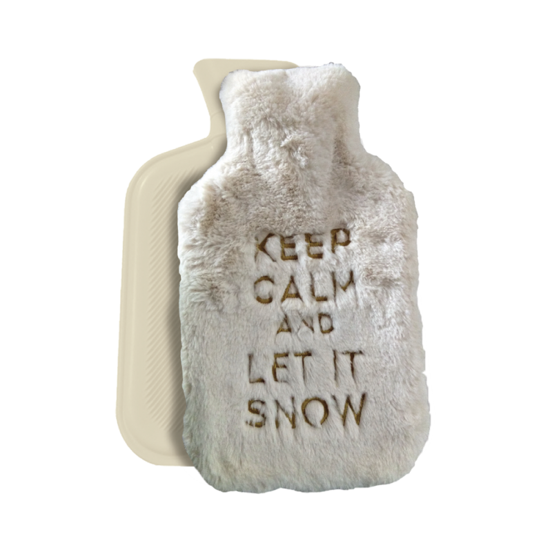  Bouillotte polaire Keep Calm de 2 litres 