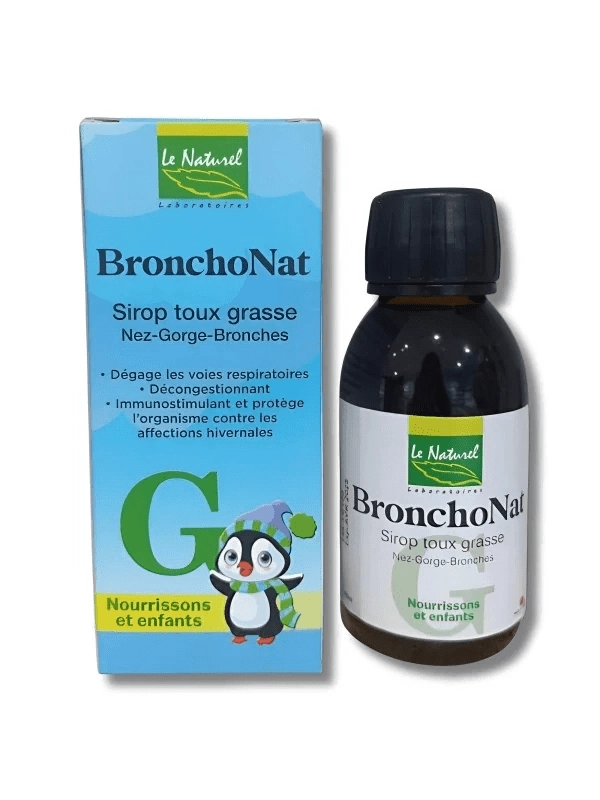  BRONCHONAT PLUS SIROP NOURS ENFANT TOUX GRAS 100ML 